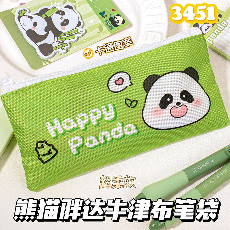 卡通牛津布单层笔袋小学生文具盒男孩款女孩铅笔盒文具袋Cartoon Oxford Cloth Single-Layer Pencil Case for Elementary School Students—Pencil Case for Boys and Girls