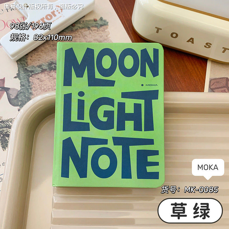MOKA口袋本A7复古笔记小本子便携随身单词本小号迷你横线记事本 MOKA Pocket Notebook A7 Retro Notebook, Compact and Portable Vocabulary Notebook, Small Mini Lined Notepad