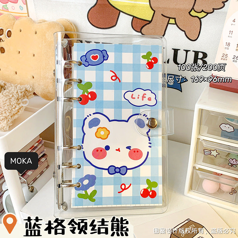 MOKA少女心手账本套装素材大礼包高颜值活页线圈本学生女生笔记本MOKA Girly Planner Set: A Huge Bundle of Materials—Stylish Spiral-Bound Notebook for Students and Girls