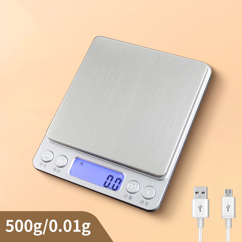 厨房秤精准家用小型电子秤烘焙咖啡称重器专用克称食物高精度台秤Precision kitchen scales; compact household electronic scales; specialised weighing scales for baking and coffee; high-precision gram scales for food; high-precision bench scales