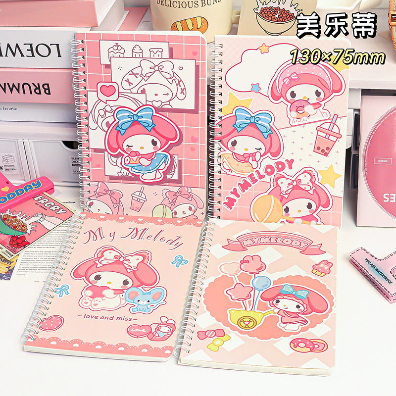 卡皮巴拉线圈本A5记事本加厚笔记本子防水横线本高颜值日记本 Capybara Spiral-Bound A5 Notebook, Thick-Paged, Waterproof, Lined, Stylish Diary