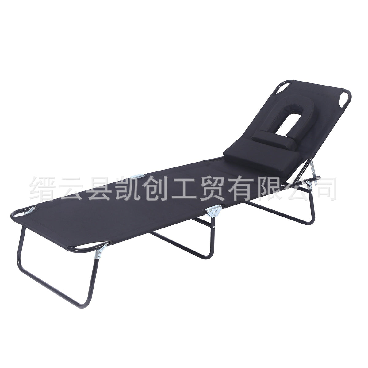 户外三折按摩躺床阳台休闲室外庭院躺床折叠沙滩床Outdoor Three-Fold Massage Lounger, Balcony Leisure, Outdoor Garden Lounger, Folding Beach Bed