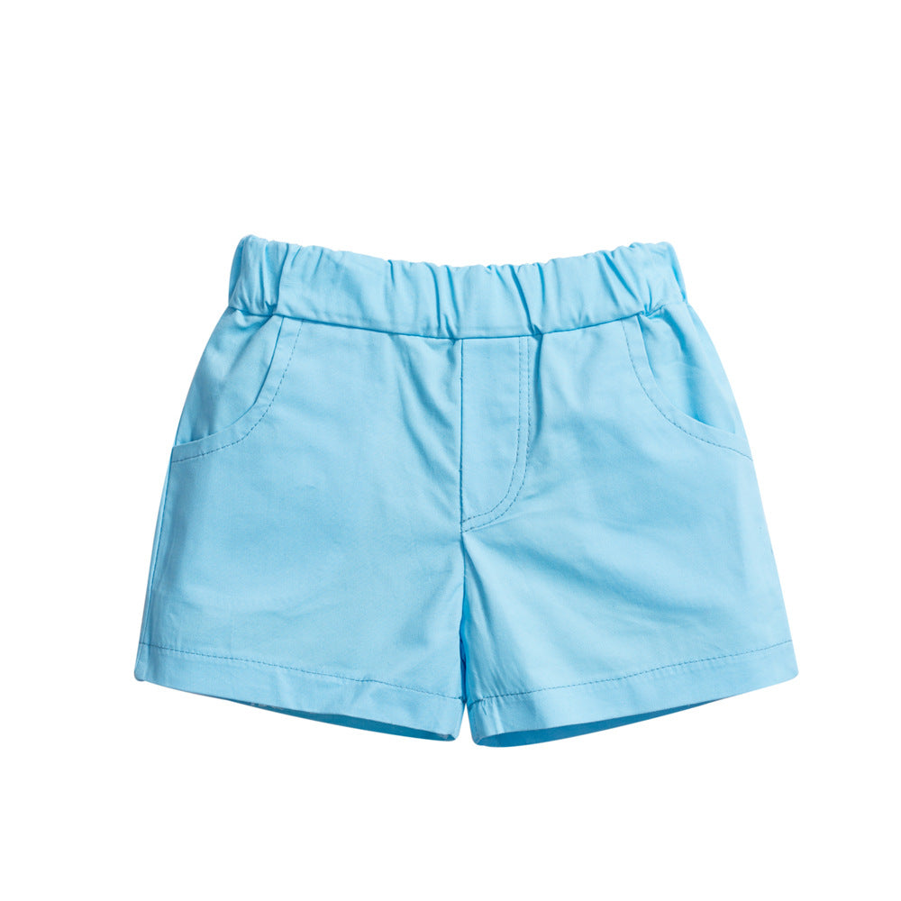 男宝宝童装批发复活节彩蛋节日男童短袖短裤多件套Wholesale Boys' Clothing: Easter Egg-Themed Festive Short-Sleeve Shirts and Shorts Sets