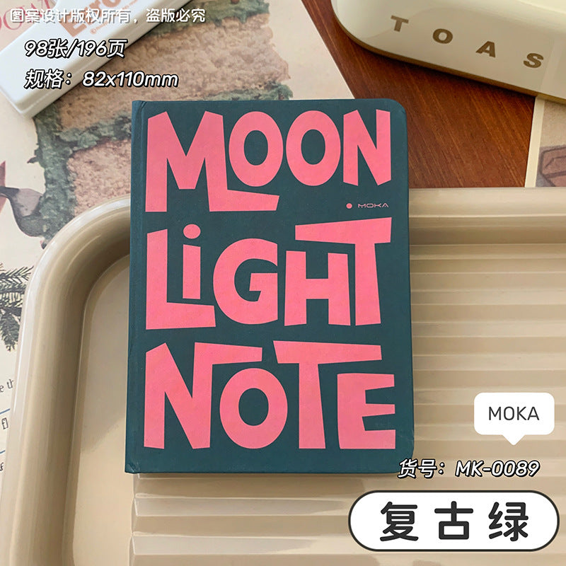 MOKA口袋本A7复古笔记小本子便携随身单词本小号迷你横线记事本 MOKA Pocket Notebook A7 Retro Notebook, Compact and Portable Vocabulary Notebook, Small Mini Lined Notepad