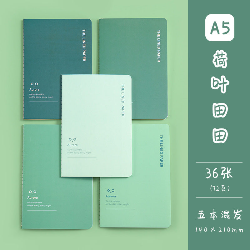 魔卡文化创意A5车线本可爱卡通图案笔记本学生学习文具手帐MoKa Cultural & Creative A5 Stitched Notebook with Cute Cartoon Designs—Student Study Stationery and Planner