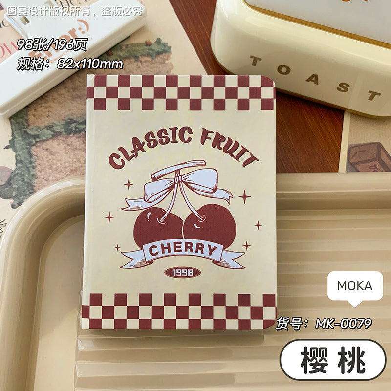 MOKA口袋本A7复古笔记小本子便携随身单词本小号迷你横线记事本 MOKA Pocket Notebook A7 Retro Notebook, Compact and Portable Vocabulary Notebook, Small Mini Lined Notepad