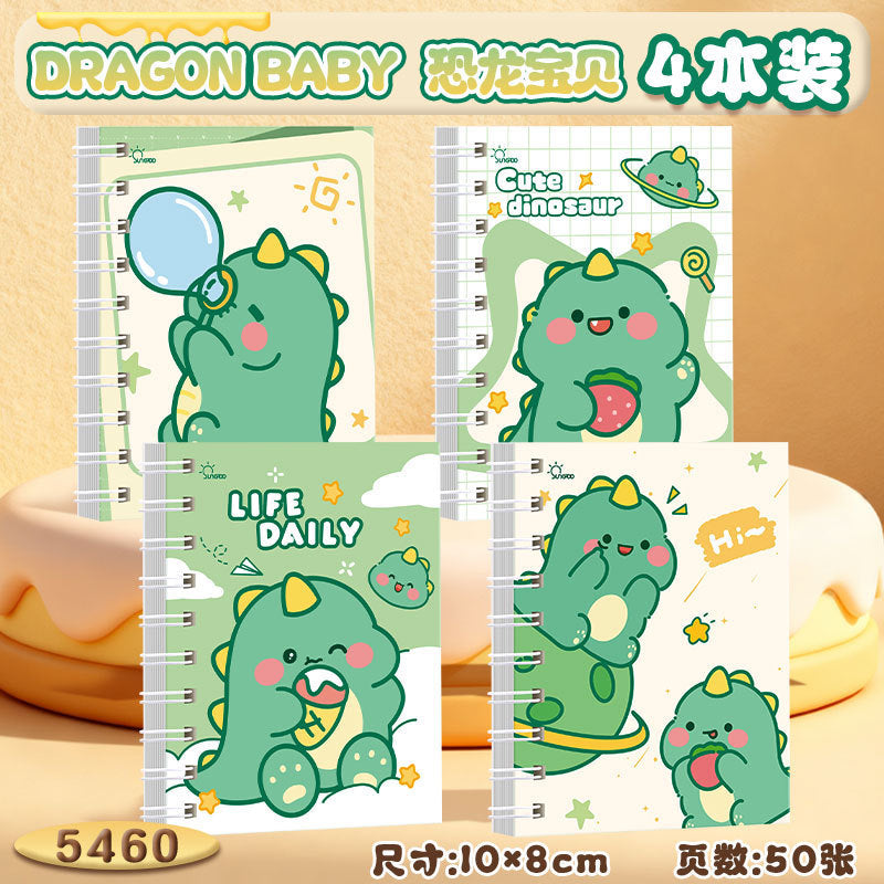 可爱多用途A7线圈本高颜值笔记本子ins初高中学生横线记事本Cute, Multi-Purpose A7 Spiral-Bound Notebook: Stylish Notebook for Middle and High School Students with Ruled Pages