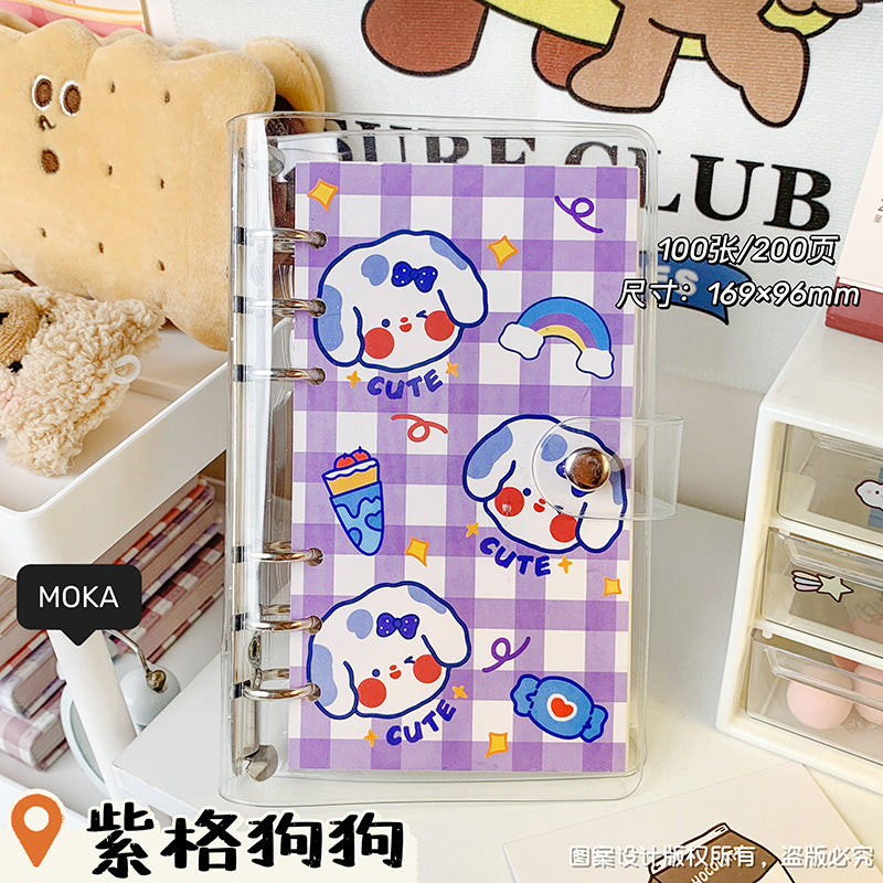 MOKA少女心手账本套装素材大礼包高颜值活页线圈本学生女生笔记本MOKA Girly Planner Set: A Huge Bundle of Materials—Stylish Spiral-Bound Notebook for Students and Girls