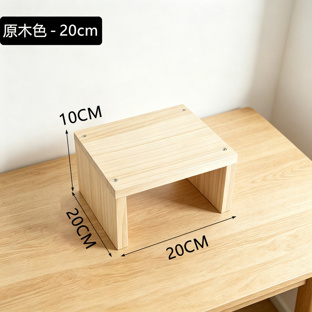 20cm宽实木多层阶梯置物架花盆绿植小花架名酒收纳陈列架展示架20cm-wide solid wood multi-tiered stepped shelving unit; plant pot and houseplant stand; fine wine storage and display rack