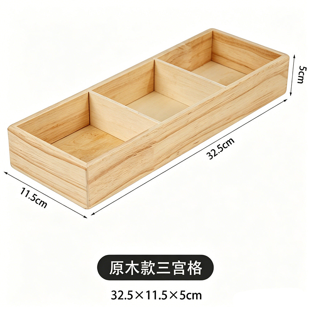 围炉煮茶分格托盘零食点心果盘水果盘中式四宫格木质九宫格干果盘Wooden four-compartment tray for boiling tea by the fire; snack tray; pastry tray; fruit platter; Chinese-style four-compartment wooden tray; nine-compartment wooden tray for dried fruit