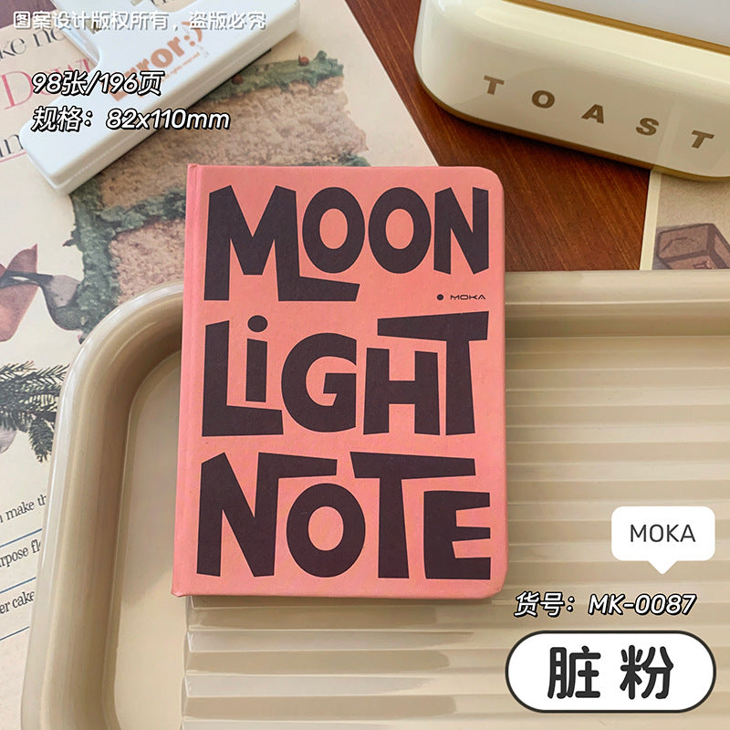 MOKA口袋本A7复古笔记小本子便携随身单词本小号迷你横线记事本 MOKA Pocket Notebook A7 Retro Notebook, Compact and Portable Vocabulary Notebook, Small Mini Lined Notepad