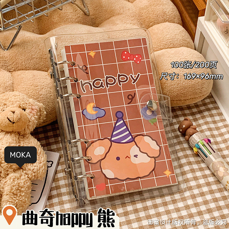 MOKA少女心手账本套装素材大礼包高颜值活页线圈本学生女生笔记本MOKA Girly Planner Set: A Huge Bundle of Materials—Stylish Spiral-Bound Notebook for Students and Girls