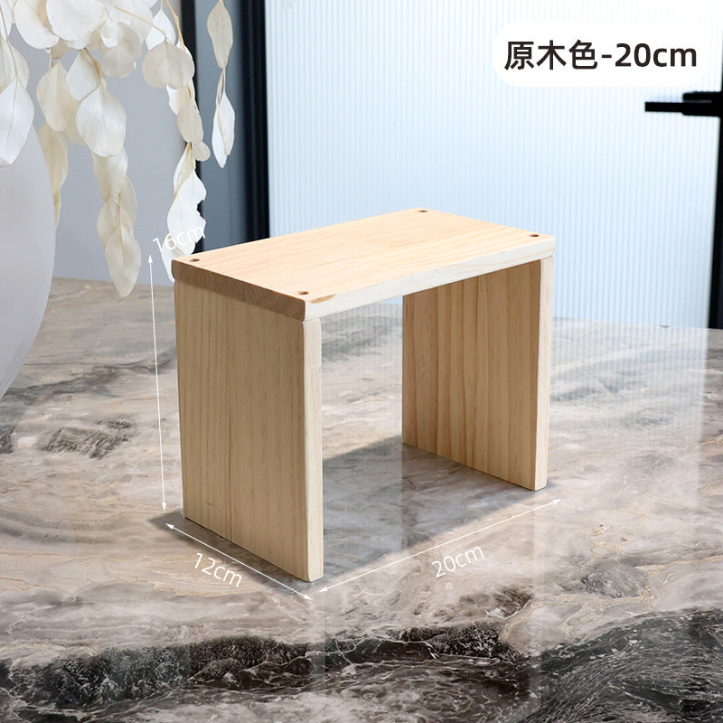 12CM宽度复古碳化木质展示架花架收纳博古架绿植盆栽茶杯茶具文玩12 cm wide vintage carbonised wood display stand, flower stand, storage cabinet and curio cabinet for houseplants, potted plants, teacups, tea sets and collectables