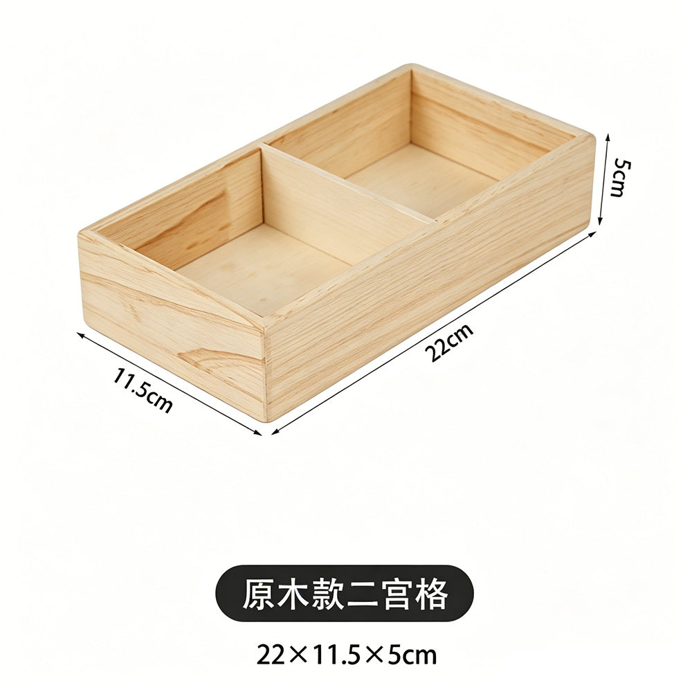 围炉煮茶分格托盘零食点心果盘水果盘中式四宫格木质九宫格干果盘Wooden four-compartment tray for boiling tea by the fire; snack tray; pastry tray; fruit platter; Chinese-style four-compartment wooden tray; nine-compartment wooden tray for dried fruit