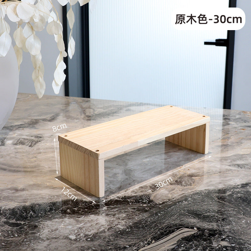 12CM宽度复古碳化木质展示架花架收纳博古架绿植盆栽茶杯茶具文玩12 cm wide vintage carbonised wood display stand, flower stand, storage cabinet and curio cabinet for houseplants, potted plants, teacups, tea sets and collectables