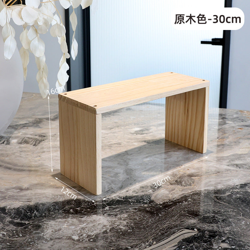 12CM宽度复古碳化木质展示架花架收纳博古架绿植盆栽茶杯茶具文玩12 cm wide vintage carbonised wood display stand, flower stand, storage cabinet and curio cabinet for houseplants, potted plants, teacups, tea sets and collectables