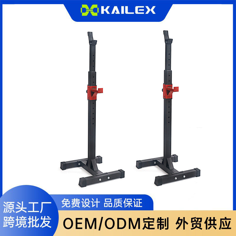 家用深蹲架简易分体式杠铃架子卧推杠铃举重台举重架健身跨境Home-use squat rack, simple split-style barbell rack, bench press barbell weightlifting platform, weightlifting rack, fitness, cross-border