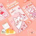 记事本可爱卡通学生用品作文本创意图案A5车线本子笔记本Notebooks: Cute Cartoon Student Supplies, Creative Design A5 Stitched Notebooks