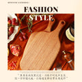 家逸创意料理板KAYI Cutting Board Ebony Chopping Board Serving Board with Handle Portable Board Solid Wood