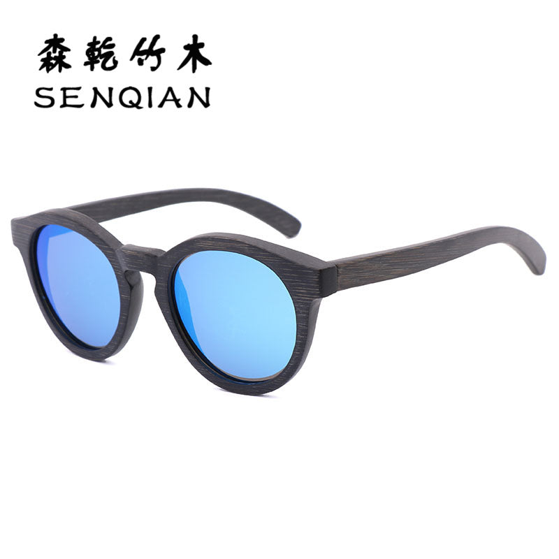 竹子圆框眼镜Round-frame bamboo glasses
