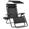 遮阳折叠躺椅Folding sun lounger with sunshade