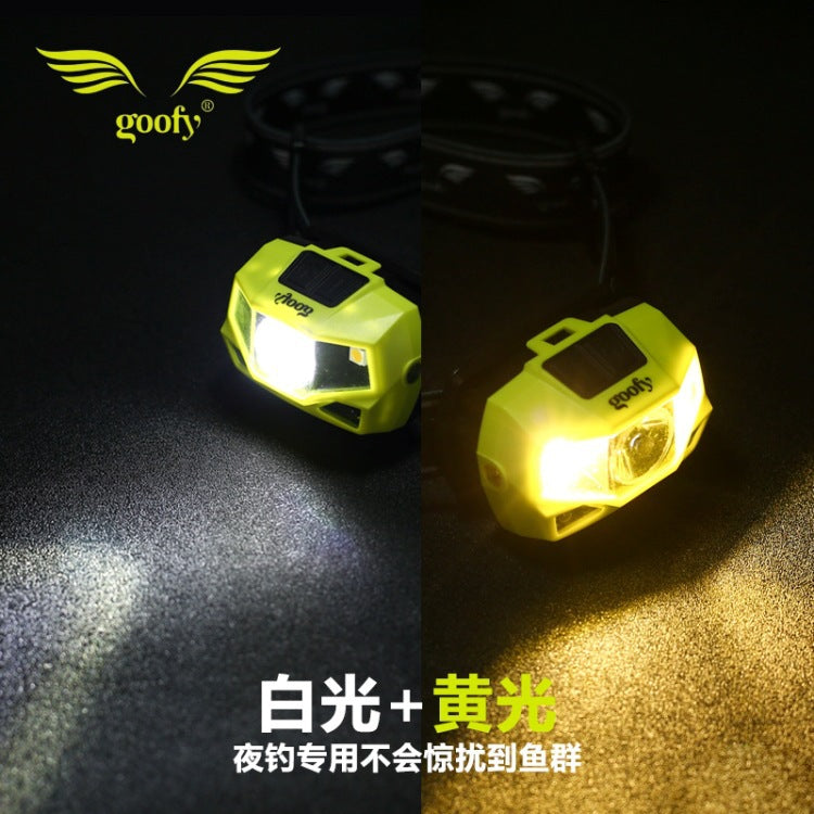 跨境LED感应钓鱼头灯野营户外头灯USB强光头灯跑步夜行头灯Cross-border LED motion-sensor fishing headlamp, camping and outdoor headlamp, USB high-intensity headlamp, running and night-time headlamp