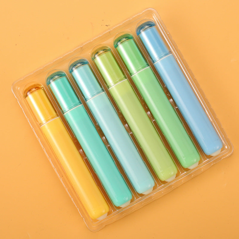 跨境彩色中性笔套装学生做记笔专用记彩笔荧光笔多色定制Cross-border coloured ballpoint pen set – specially designed for students’ note-taking, featuring coloured pens and highlighters in a variety of colours, customisable