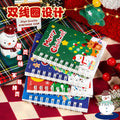 圣诞线圈本礼物可爱卡通手账本A5笔记本学生小本子学习文具记事本Christmas Spiral-Bound Gift: Cute Cartoon-Style Planner, A5 Notebook, Student Notebook, School Supplies, Notepad