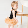 女宝宝02岁婴幼儿无袖翅膀哈衣网纱底裤裙公主裙套装 Girls' 2-Year-Old Sleeveless Winged Romper with Tulle Panties and Princess Dress Set