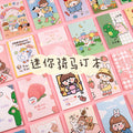 32P韩版可爱迷你记事本卡通动物圣诞款口袋笔记小本子小礼物奖品 32-Page Cute Mini Notebook: Cartoon Animals Christmas Edition—Pocket-Sized Notebook, Small Gift, or Prize