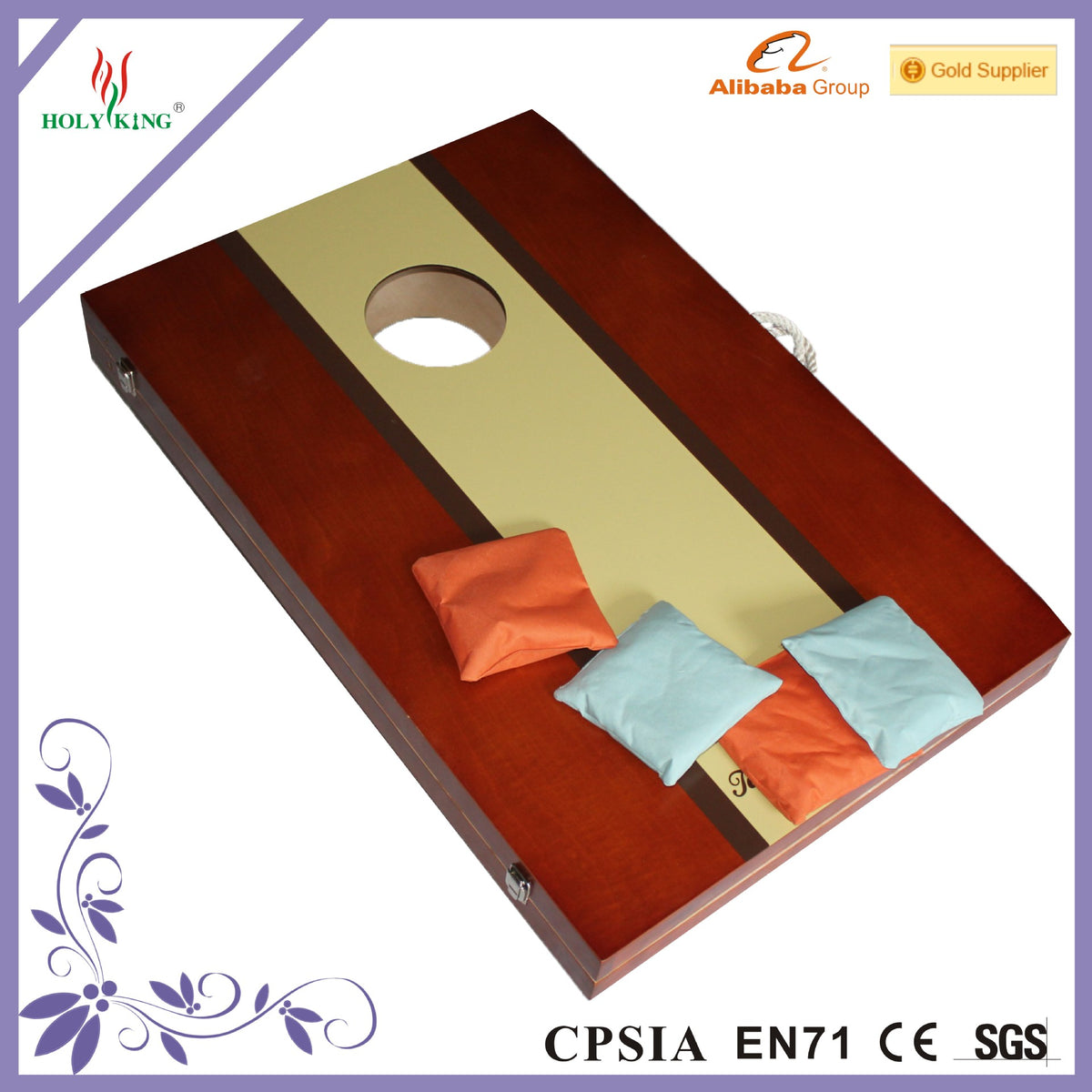 木制图案沙包板 户外运动游戏投沙包 90_60_0.9cm沙包板Wooden Patterned Beanbag Target Board – Outdoor Sports and Games – Beanbag Throwing – 90 × 60 × 0.9 cm