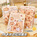 卡皮巴拉线圈本A7记事本加厚笔记本子迷你口袋本横线本可爱日记本 Capybara Spiral-Bound A7 Notebook, Thick Notebook, Mini Pocket Notebook, Lined Notebook, Cute Diary