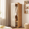 简约实木衣柜 家用大容量 省空间卧室收纳神器Minimalist Solid Wood Wardrobe: Large-Capacity Home Storage, a Space-Saving Bedroom Organisation Essential