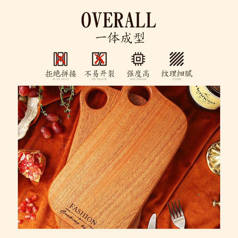 家逸创意料理板 KAYI Cutting Board Ebony Chopping Board Serving Board Portable Solid Wood