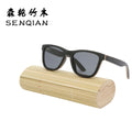 实木夹层镜框墨镜Solid wood laminated-frame sunglasses