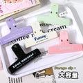 彩色磁吸系列夹子 学生文件票据夹个性试卷夹手账夹办公长尾夹5款Colorful Magnetic Clip Series: Student Document and Receipt Clips, Personalized Test Paper Clips, Planner Clips, and Office Paper Clips—5 Styles