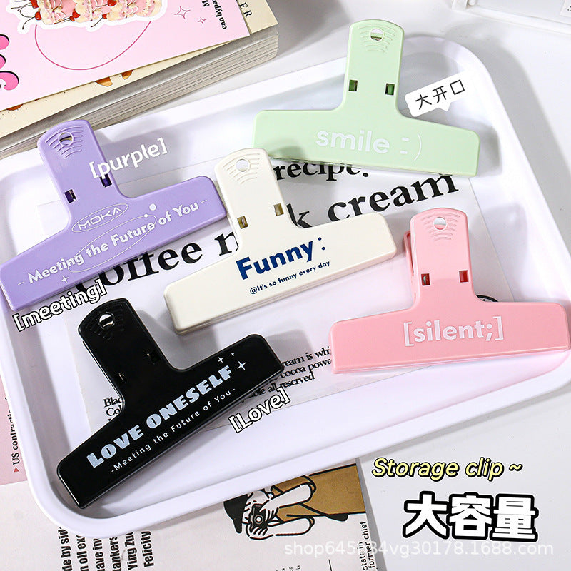 彩色磁吸系列夹子 学生文件票据夹个性试卷夹手账夹办公长尾夹5款Colorful Magnetic Clip Series: Student Document and Receipt Clips, Personalized Test Paper Clips, Planner Clips, and Office Paper Clips—5 Styles