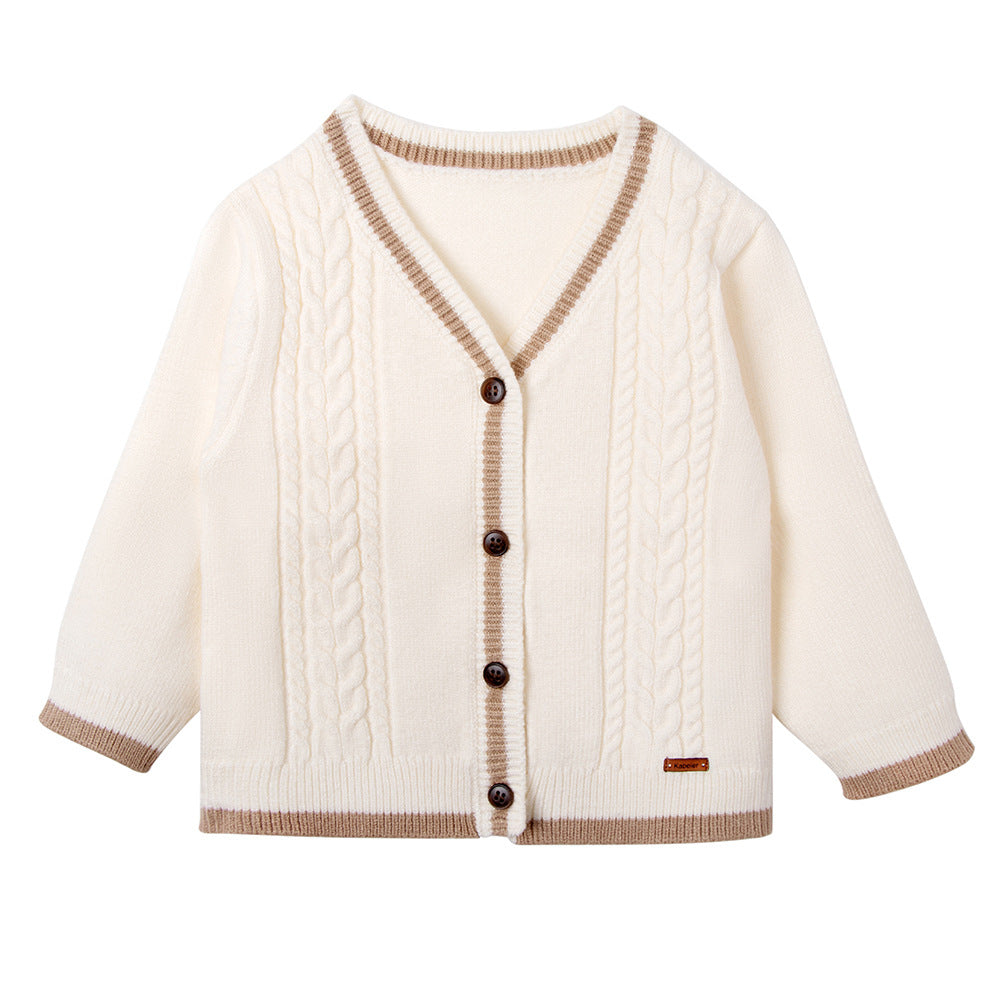 秋冬外套毛衣开衫针织衫校服外套男女童外搭上衣学院风 Fall/Winter Jackets, Sweaters, Cardigans, Knitwear, School Uniform Jackets, Outerwear for Boys and Girls, Preppy Style