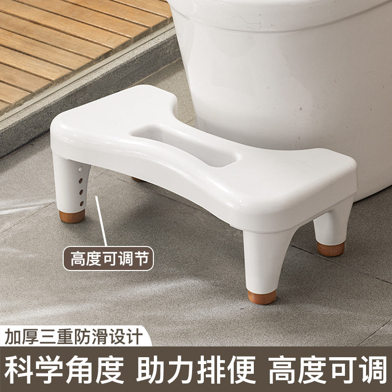马桶凳脚凳塑料厕所踩脚踏凳蹲坑成人卫生间蹲便凳儿童垫脚蹲便凳Toilet step stool, plastic toilet footstool, squat toilet step stool, adult squat toilet stool, children’s step stool for squat toilets