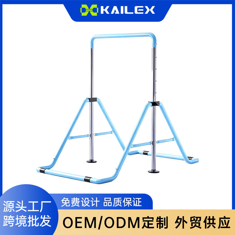 热销款儿童单杠高度多档调节可折叠室内家用引体向上运动健身器材Best-selling children’s pull-up bar with multi-level height adjustment and foldable design for indoor home use