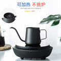 天喜手冲咖啡壶咖啡过滤杯细口壶不锈钢家用咖啡器具挂耳长嘴水壶Hand-Drip Coffee Pot, Coffee Filter Cup, Narrow-Mouthed Pot, Stainless Steel Home Coffee Set, Drip Coffee Pot with Long Spout