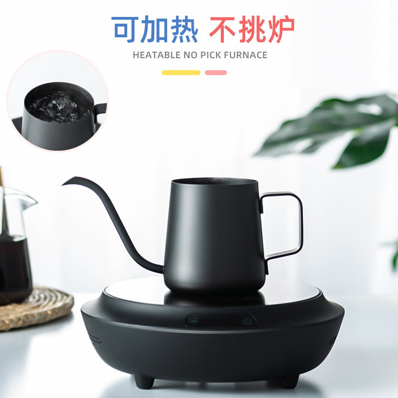 天喜手冲咖啡壶咖啡过滤杯细口壶不锈钢家用咖啡器具挂耳长嘴水壶Hand-Drip Coffee Pot, Coffee Filter Cup, Narrow-Mouthed Pot, Stainless Steel Home Coffee Set, Drip Coffee Pot with Long Spout