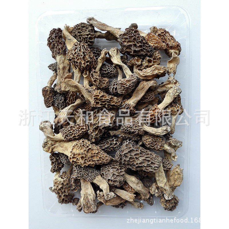 源头厂家供应野生羊肚菌 批发云南野生菌羊肚菌土特产Wild morels supplied directly by the source manufacturer; wholesale of Yunnan wild mushrooms, morels and local specialities