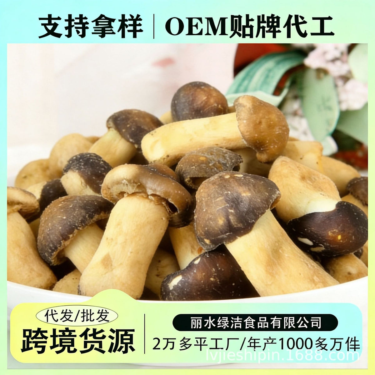 【OEM代加工贴牌定制】松茸脆菌菇脆脱水蔬菜干即食零食厂家[OEM Contract Manufacturing and Private Labelling] Manufacturer of Matsutake Mushroom Crisps, Dried Mushroom Crisps and Dried Vegetables – Ready-to-Eat Snacks