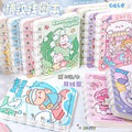A7线圈本速写本线圈本不割手可爱少女卡通口袋便携学生记事本A7 Spiral-Bound Sketchbook—Cute, Cartoon-Style, Pocket-Sized, Portable Student Notebook That Won’t Cut Your Hands