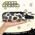 萌趣黑猫小怪物透明笔袋久用不发黄可视文具袋学生用品笔袋Cute Black Cat Monster Clear Pencil Case—Resists Yellowing Over Time, Transparent Stationery Pouch, Student Supplies, Pencil Case