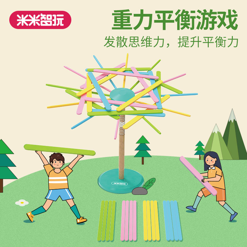 传统游戏儿童扣签游戏亲子互动平衡叠叠乐思维训练彩色游戏棒挑棍Traditional Children’s Game: Stick-Picking Game – Parent-Child Interaction, Balance, Stacking, Mental Agility Training, Colourful Game Sticks, Stick-Picking Game