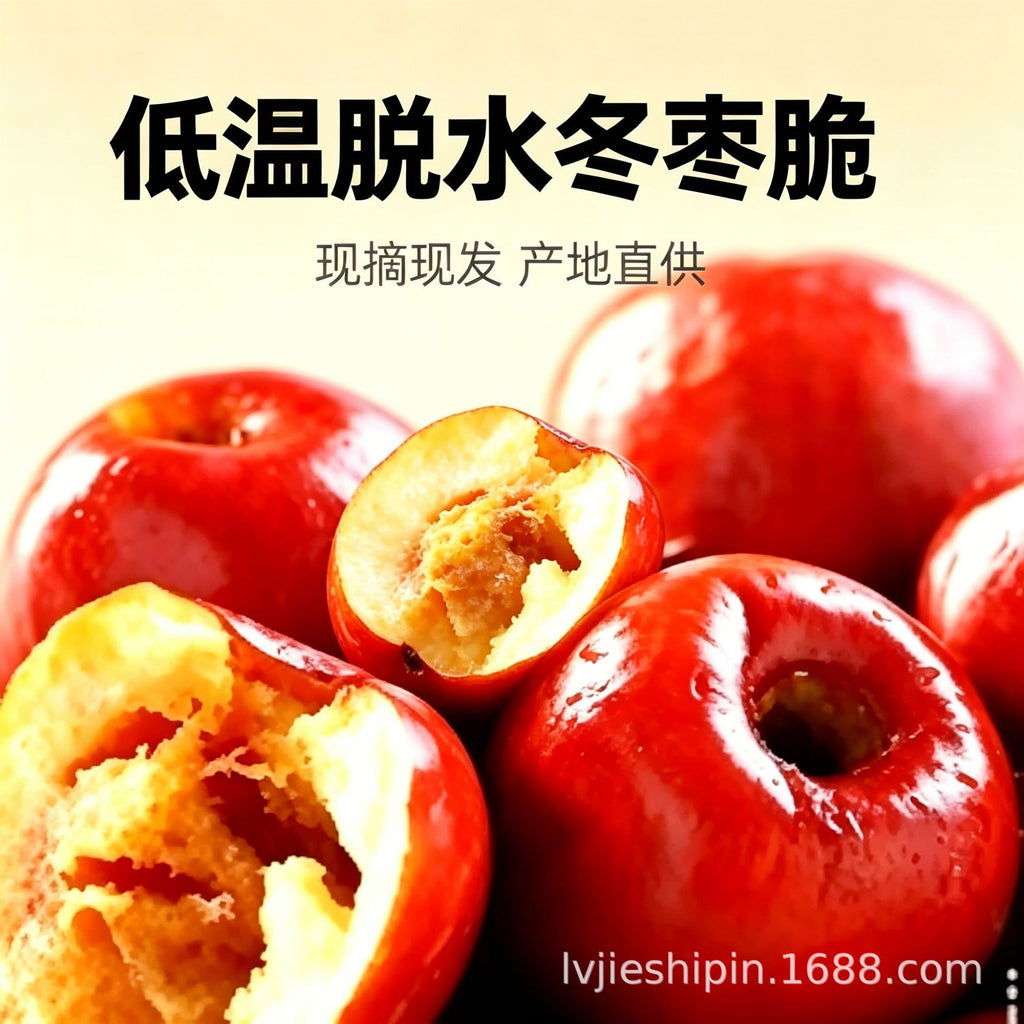 珍爱多即食红枣干冬枣脆250gZhenaiduo Ready-to-Eat Dried Red Dates and Winter Dates Crisps, 250g