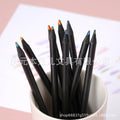跨境彩虹7色黑木彩铅油性 12支Cross-Border Rainbow 7-Colour Black Wood Oil-Based Coloured Pencils, 12-piece set