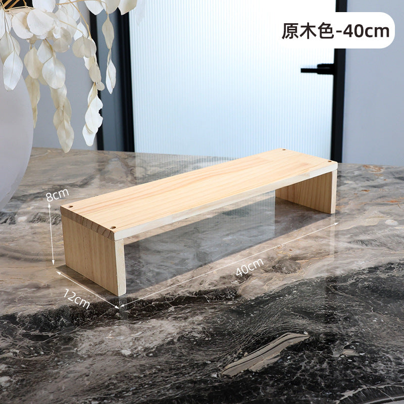 12CM宽度复古碳化木质展示架花架收纳博古架绿植盆栽茶杯茶具文玩12 cm wide vintage carbonised wood display stand, flower stand, storage cabinet and curio cabinet for houseplants, potted plants, teacups, tea sets and collectables